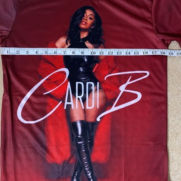 Unisex Men’s Women’s Cardi B Short Sleeve T-Shirt Size S NEW - Picture 3 of 6
